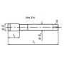 Taraud M 110304  PASSANT M20X2,5 gauche queue réduite