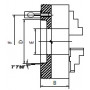 Mandrin de tour 3 mors concentriques Din 55029 (camlock)