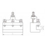 Tool holder for turret type A2075