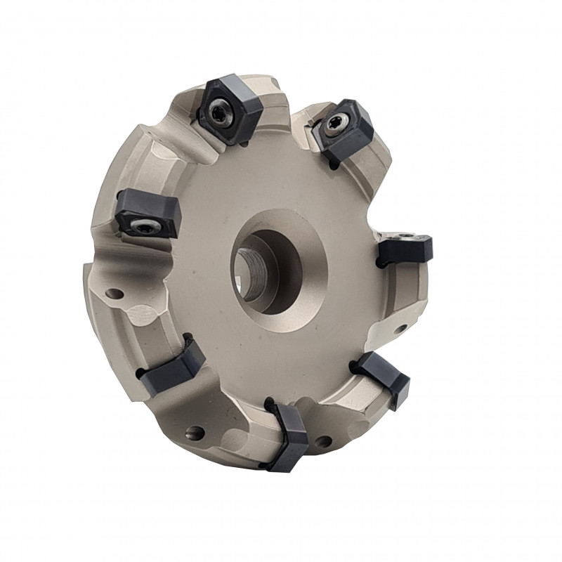 Face Milling Cutter 45° For Insert Type Sn15 With 8 Cutting Edges