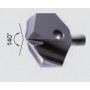 Carbide drilling blade Ø14-32 with Tialn coating