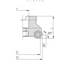 Fraise à surfacer 66° pour plaquettes double faces type PNMU0905 avec 10 arêtes de coupe