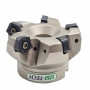 66° face milling cutter for double-sided inserts type PNMU0905 with 10 cutting edges