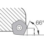 Fraise à surfacer 66° pour plaquettes double faces type PNMU0905 avec 10 arêtes de coupe