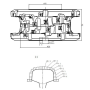 UIC60PC284/R Milling cutter for profile UIC60 PRICE ON REQUEST