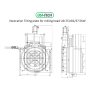 Tête de fraisage sur chariot 37.5KW