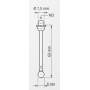 Short probe for 3D sensor