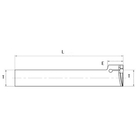 90° frontal grooving toolholder