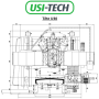 Portal milling cutter with U30 head PRICE ON REQUEST