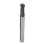 2-flutes carbide end mills with ball nose end L