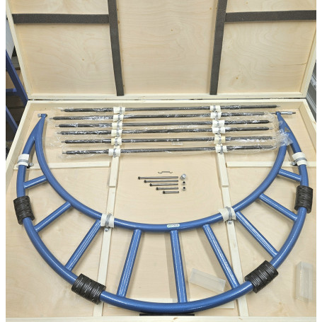 Outside micrometer with interchangeable anvils 750-900mm